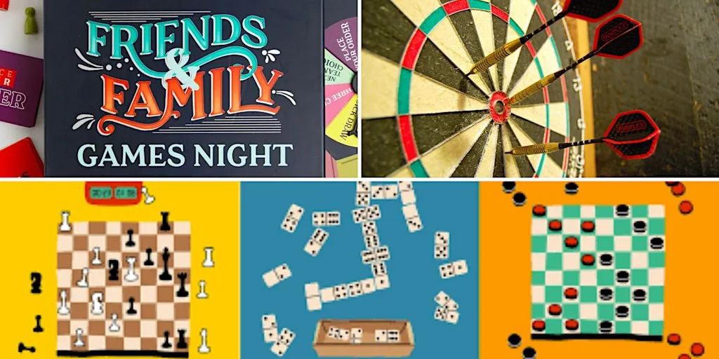 Friends and Family Games Night for All Ages at Upton Victory Hall Lawn Tennis Club