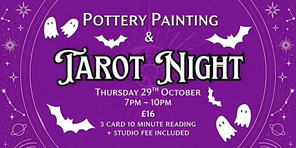Pottery Painting and Tarot Night at Splat Pottery Painting Arts & Crafts