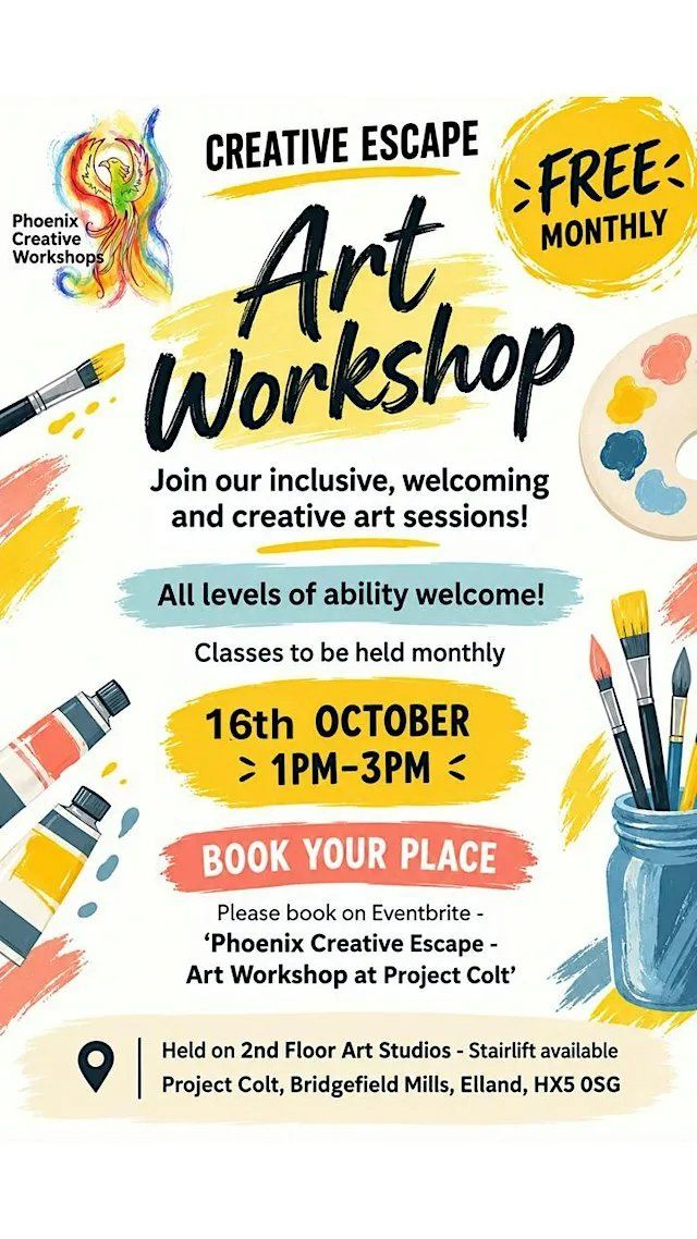 Creative Escape Art Class at Project Colt
