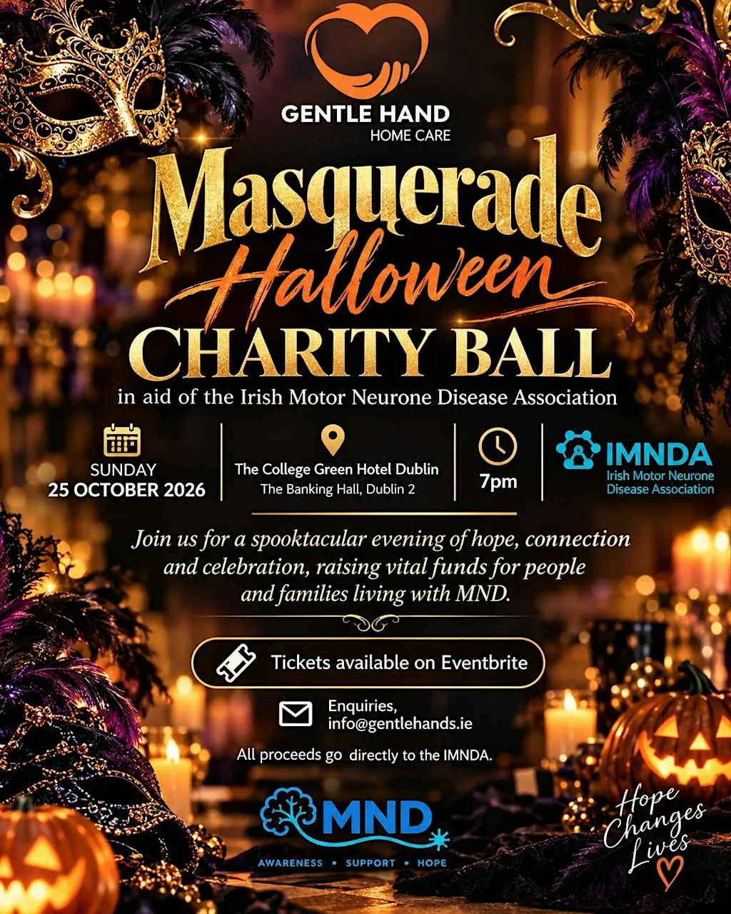 MASK & MINGLE Halloween Charity Ball for MND