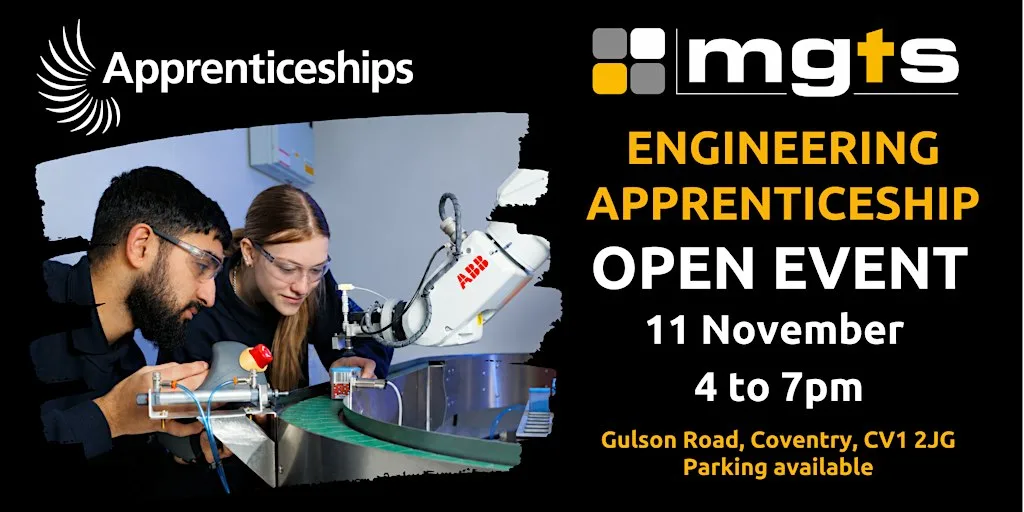 MGTS Coventry Engineering Apprenticeship Open Event
