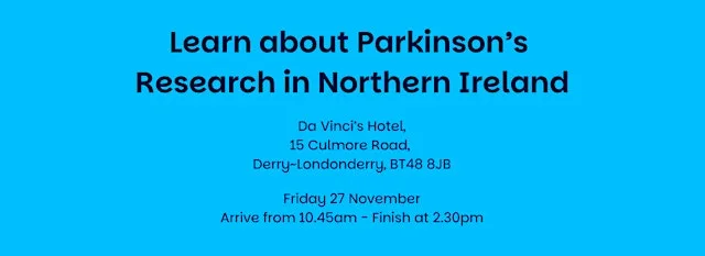Parkinson's Northern Ireland Research Event at Da Vinci's Hotel