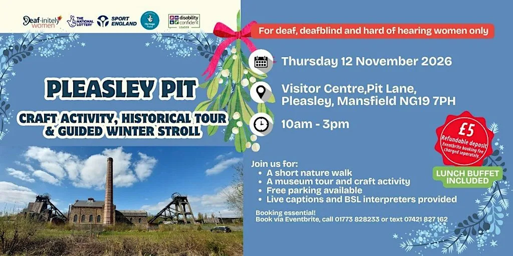 Pleasley Pit: Winter stroll, craft and tour