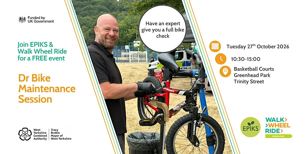 FREE Dr Bike at Greenhead Park Huddersfield at Greenhead Park