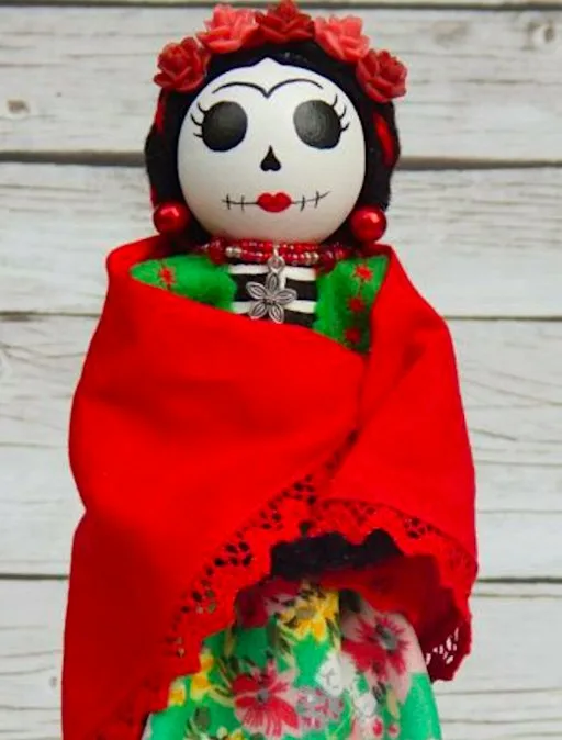 La Catrina Peg Doll Workshop in Our Haunted Ballroom
