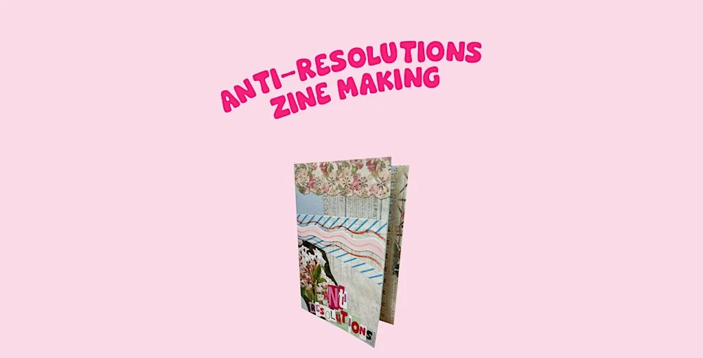 Anti-resolution zine making