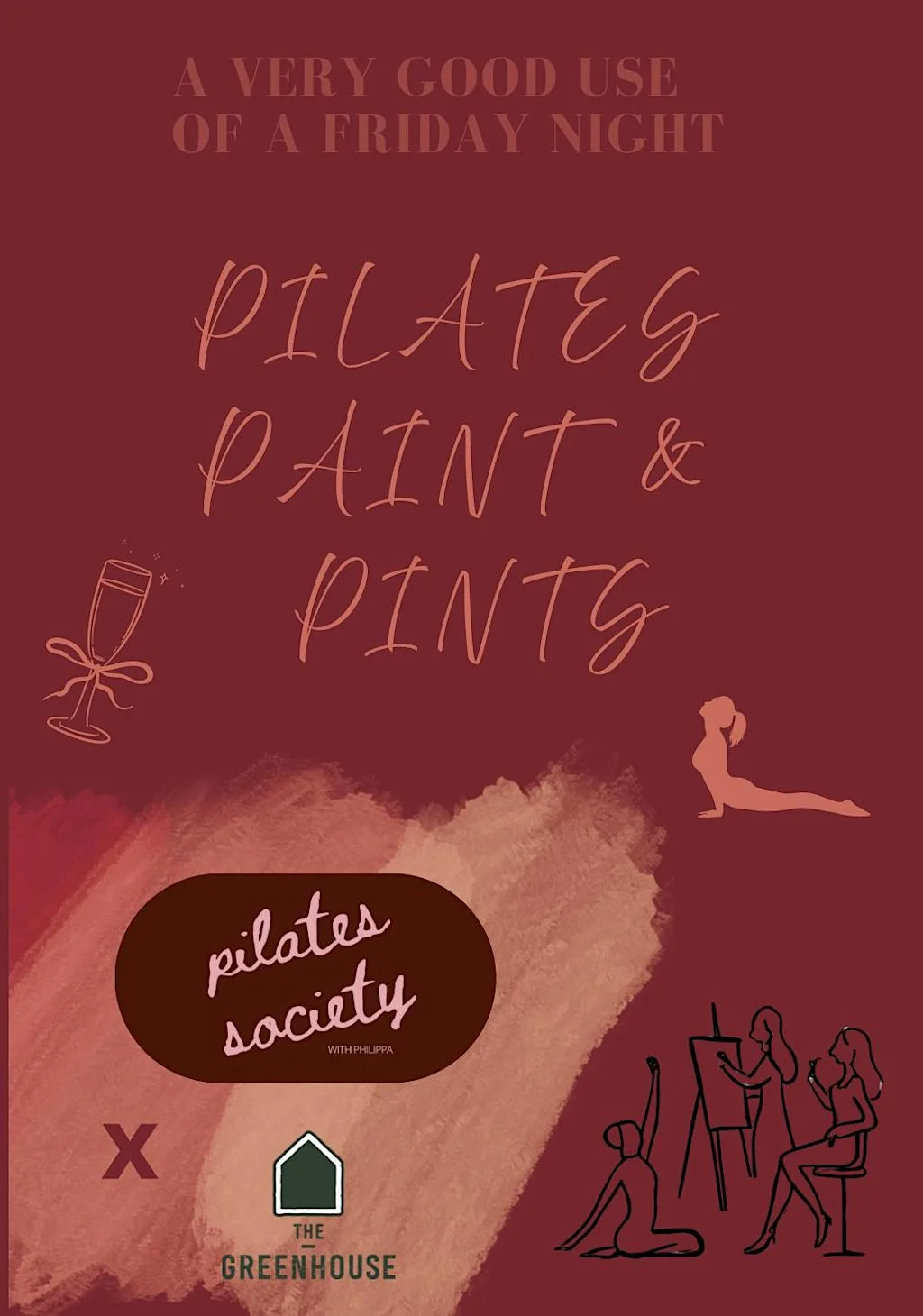PILATES, PAINTS & PINTS
