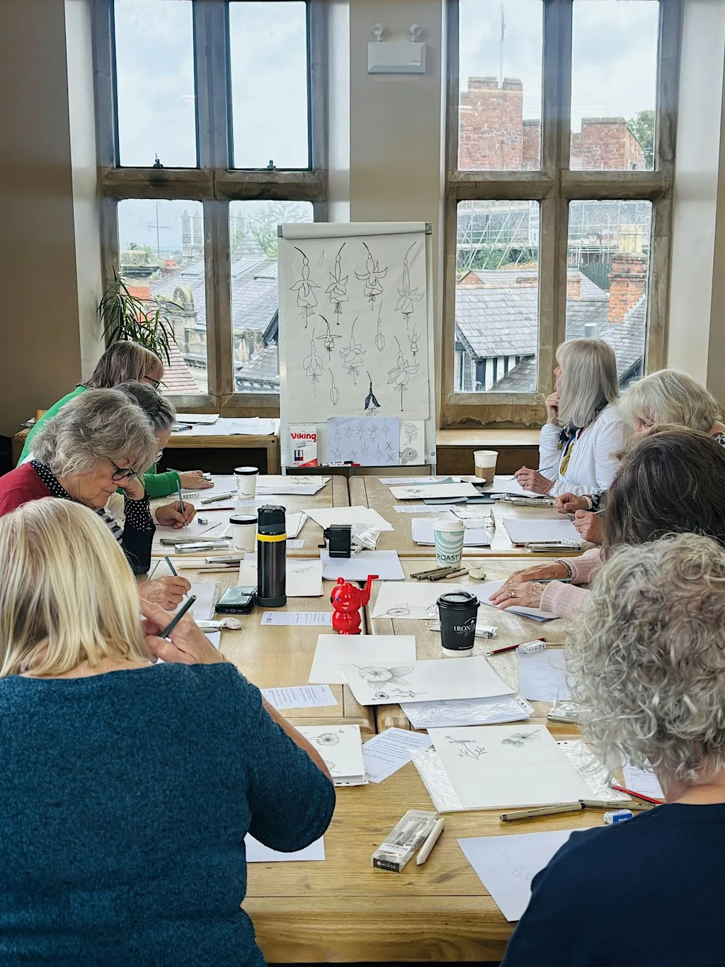 Learn How to Draw Houseplants –January -Four-Session Course at Shrewsbury Library