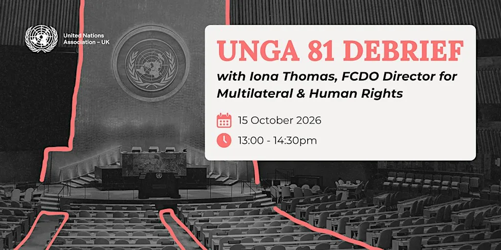 UNGA 81 Debrief: Iona Thomas, FCDO Director for Multilateral & Human Rights