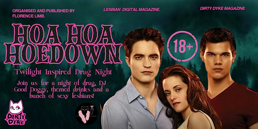 Hoa Hoa Hoedown: DIRTY DYKE TWILIGHT NIGHT. at The Black Cat