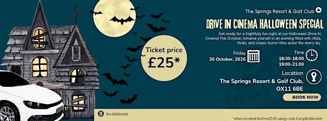 Halloween Drive-In Cinema at The Springs Resort & Golf Club