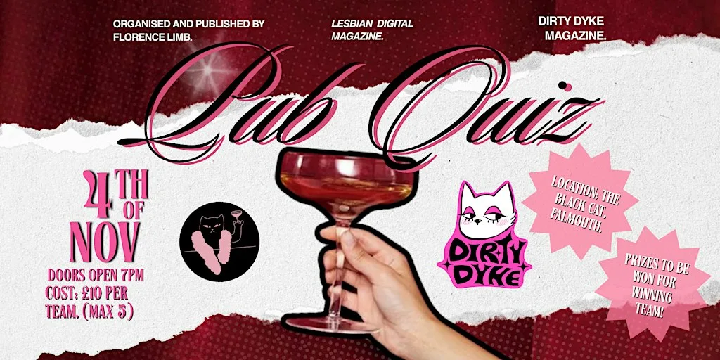 Sapphic Pub Quiz: DIRTY DYKE.