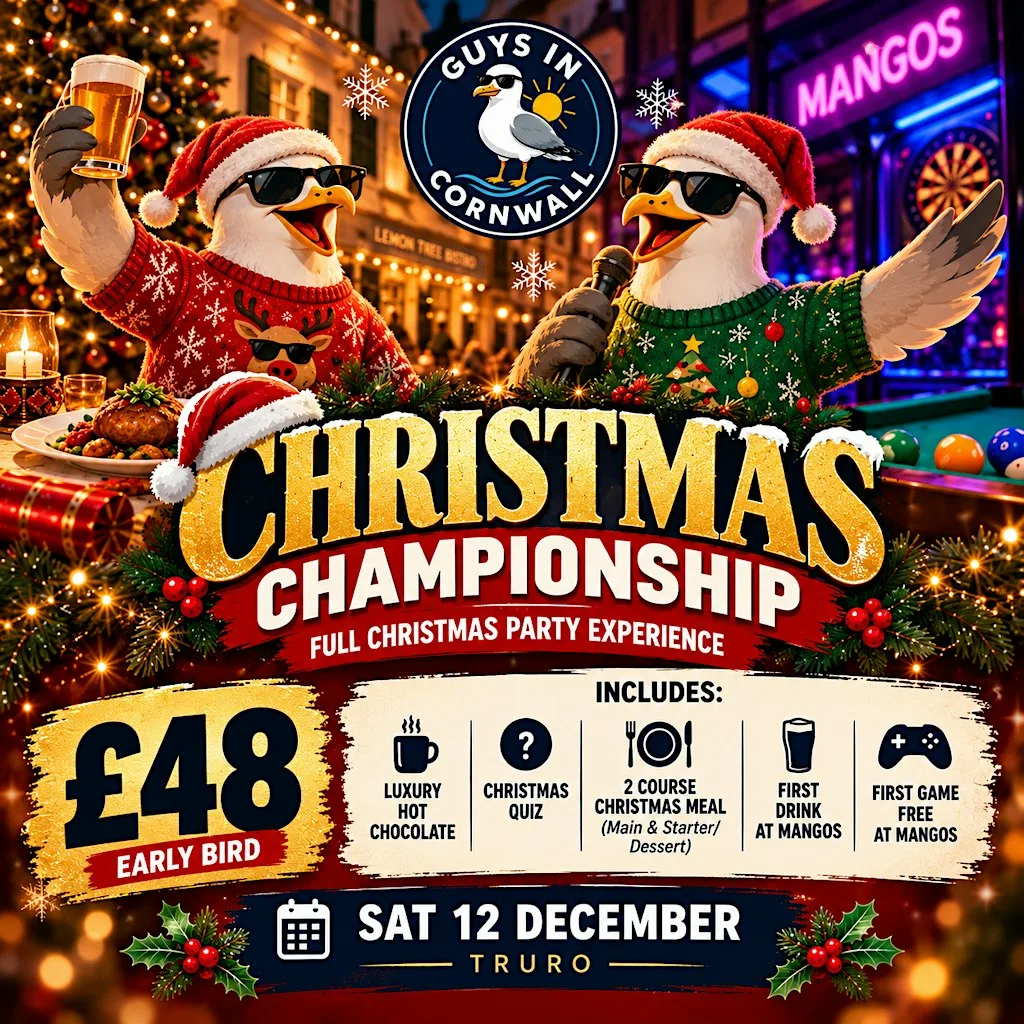 Guys In Cornwall - Christmas Party & Championship at Coinage House