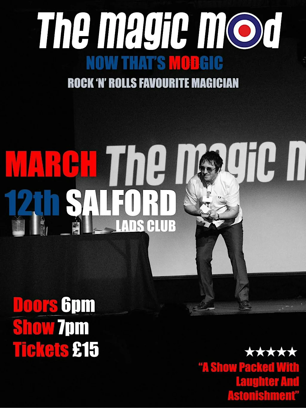 THATS MODGIC - The Magic Mod's New Show at Salford Lads Club