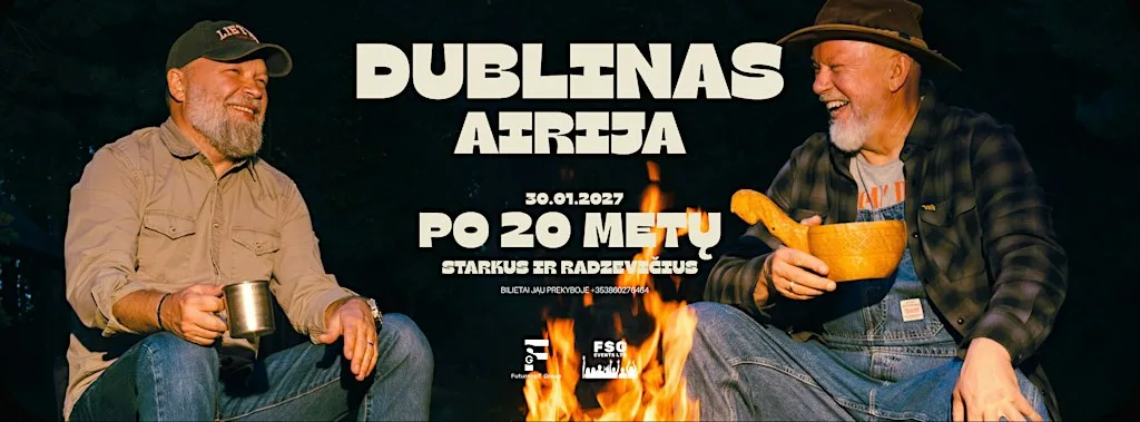 Starkus ir Radzevičius. Po 20 metų: kelioninio humoro istorijos prie laužo at Maldron Hotel Tallaght
