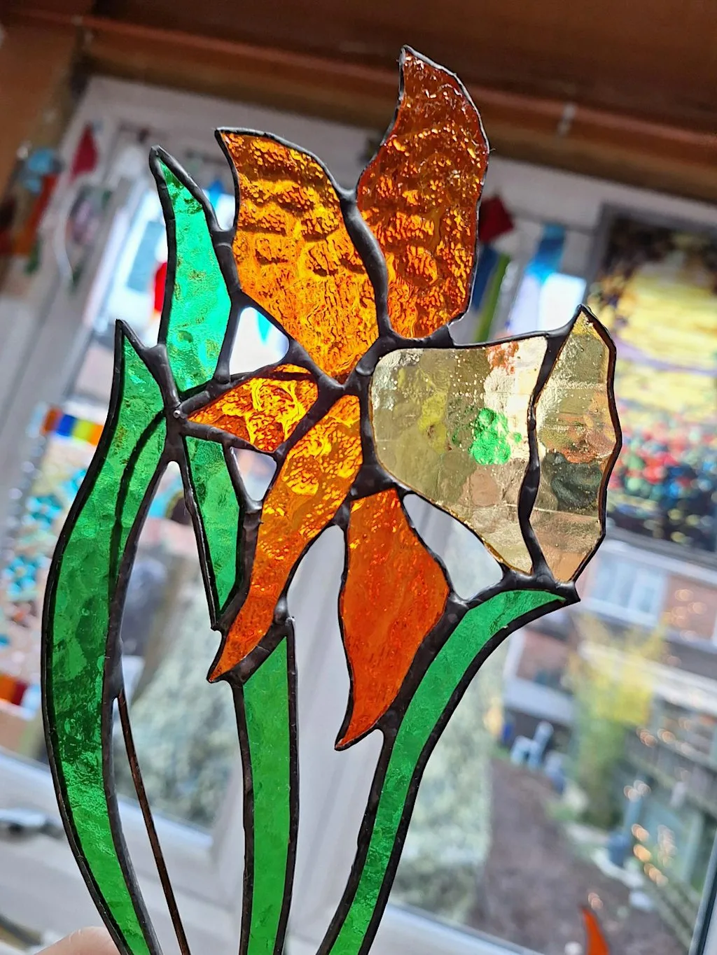 Tiffany stained glass workshop at Long Eaton Art Room