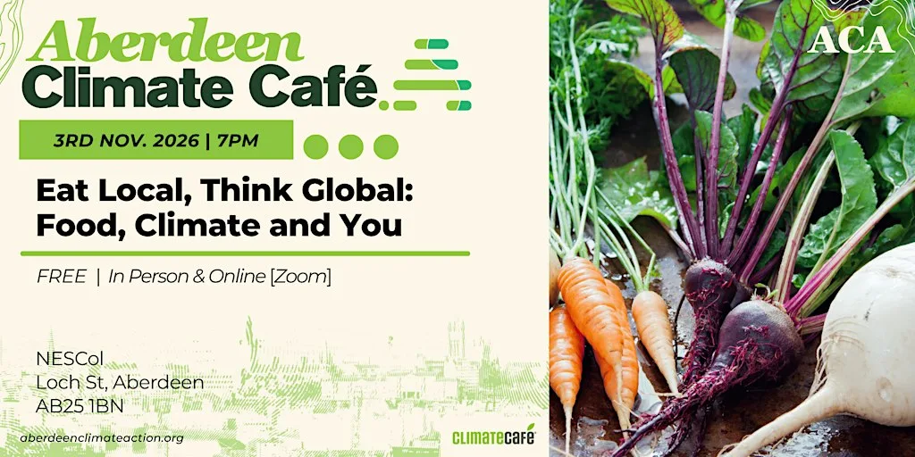 Climate Cafe; Eat Local, Think Global: Food, Climate and You