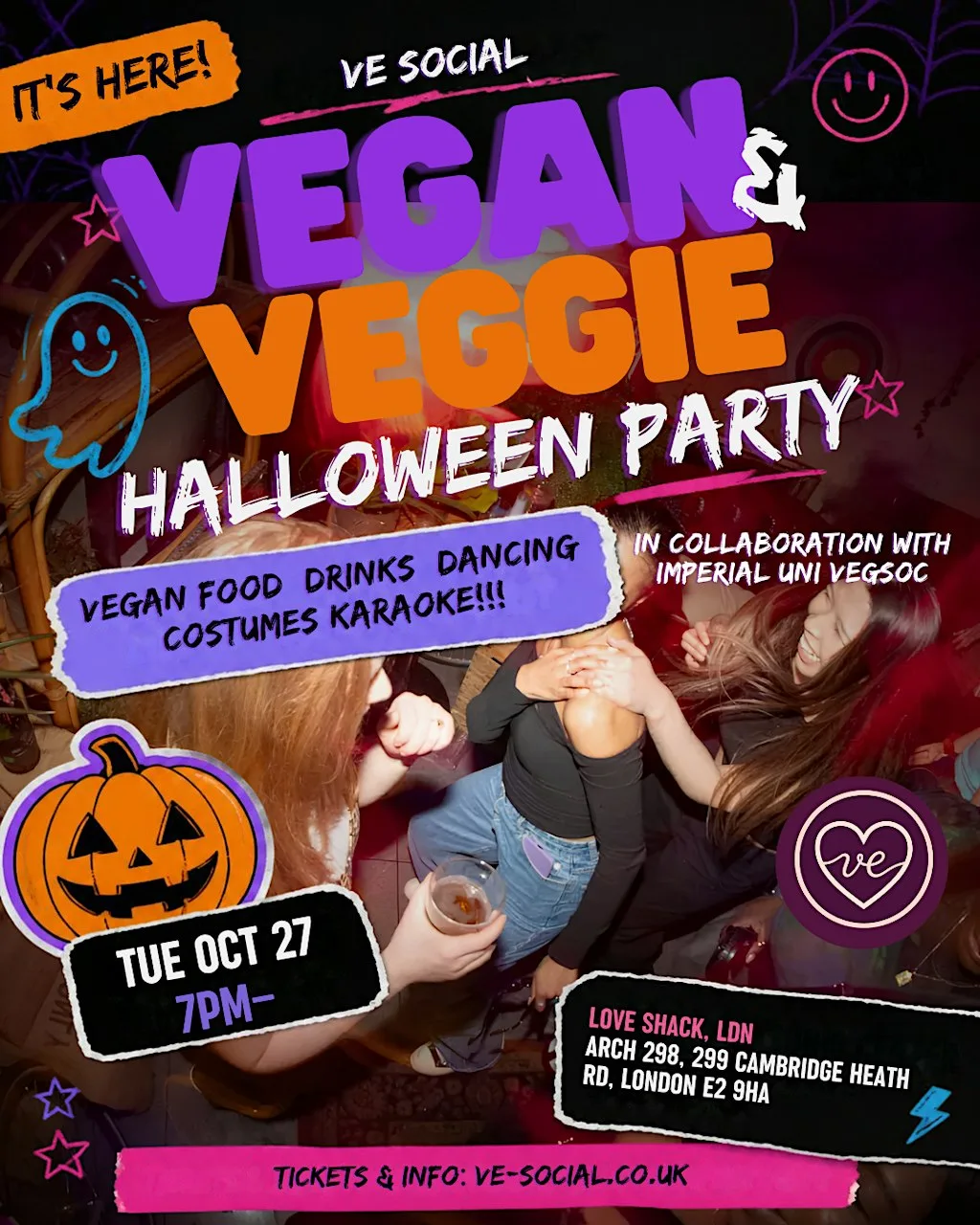 Ve Social: 20s Halloween Party at Love Shack