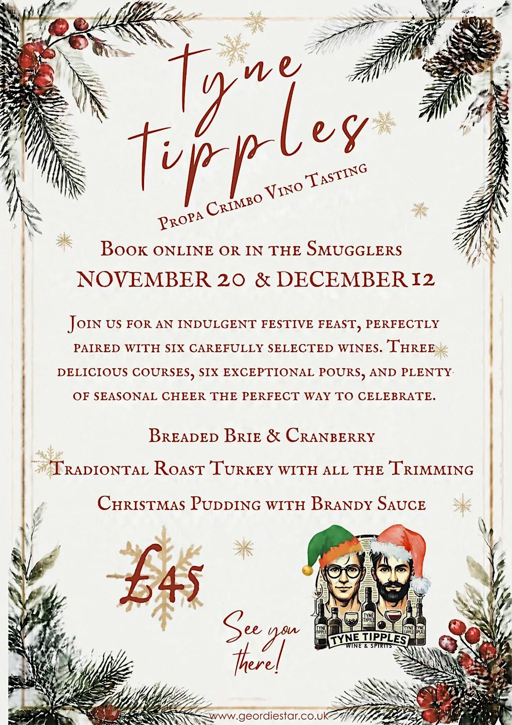 Uncork Christmas: The Perfect Pairings with TyneTipples