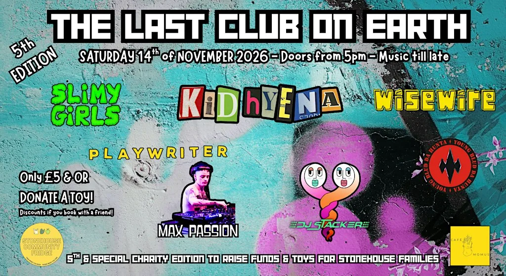The Last Club On Earth - 5th Edition at Café Momus
