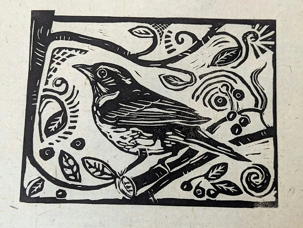 Linoprinting Workshop at Knit Nottingham 28th November with Marcus Gilmore