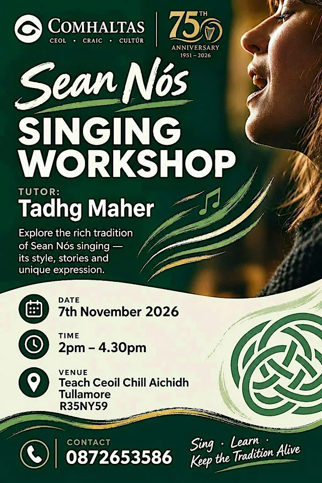Sean Nós Singing Workshop with Tadhg Maher