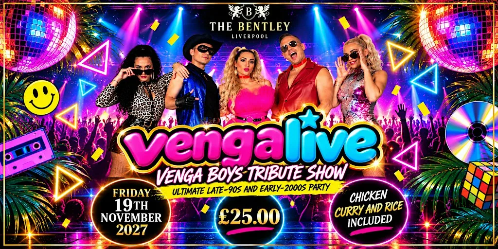 VENGALIVE – THE ULTIMATE VENGA BOYS TRIBUTE PARTY!