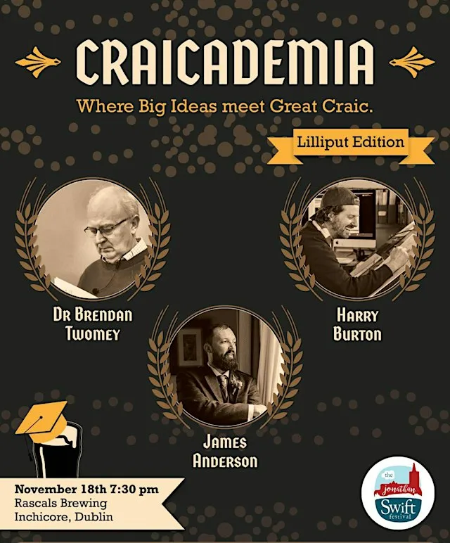 Craicademia @ The Jonathan Swift Festival at Rascals Brewing Company