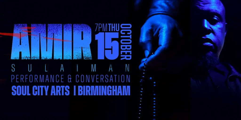 Amir Sulaiman - poetry royalty comes to Birmingham