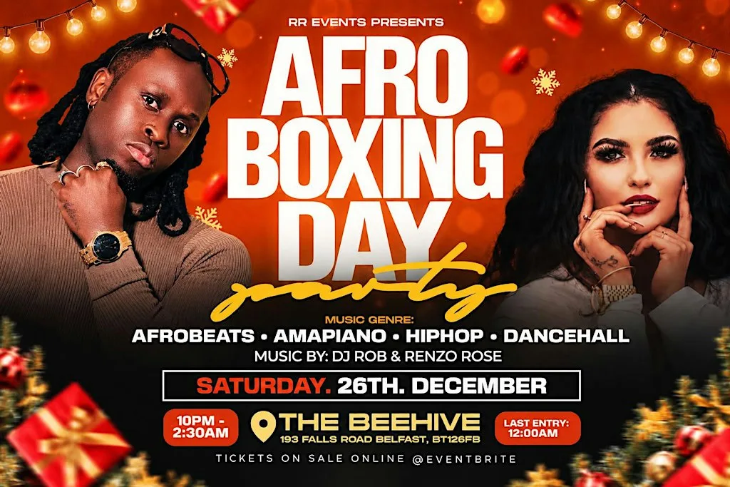 AFRO BOXING DAY PARTY at The Beehive