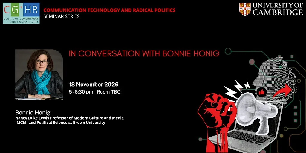 In conversation with Bonnie Honig