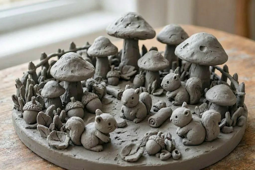 Creative Mondays with Laura: Enchanted Autumn Garden - A Clay Workshop at Present Made Eddington, Amenity Building