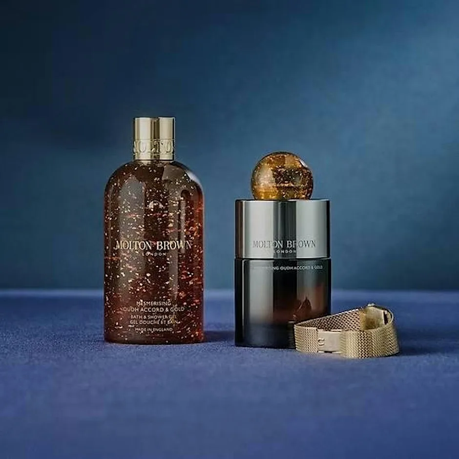 Molton Brown Fragrance & Wine Experience with Oudh Accord and Gold at Molton Brown Edinburgh
