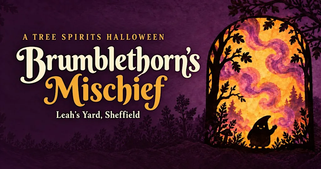 A Tree Spirits Halloween: Brumblethorn's Mischief at Leah's Yard