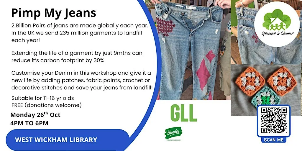 Pimp My Jeans at West Wickham Library