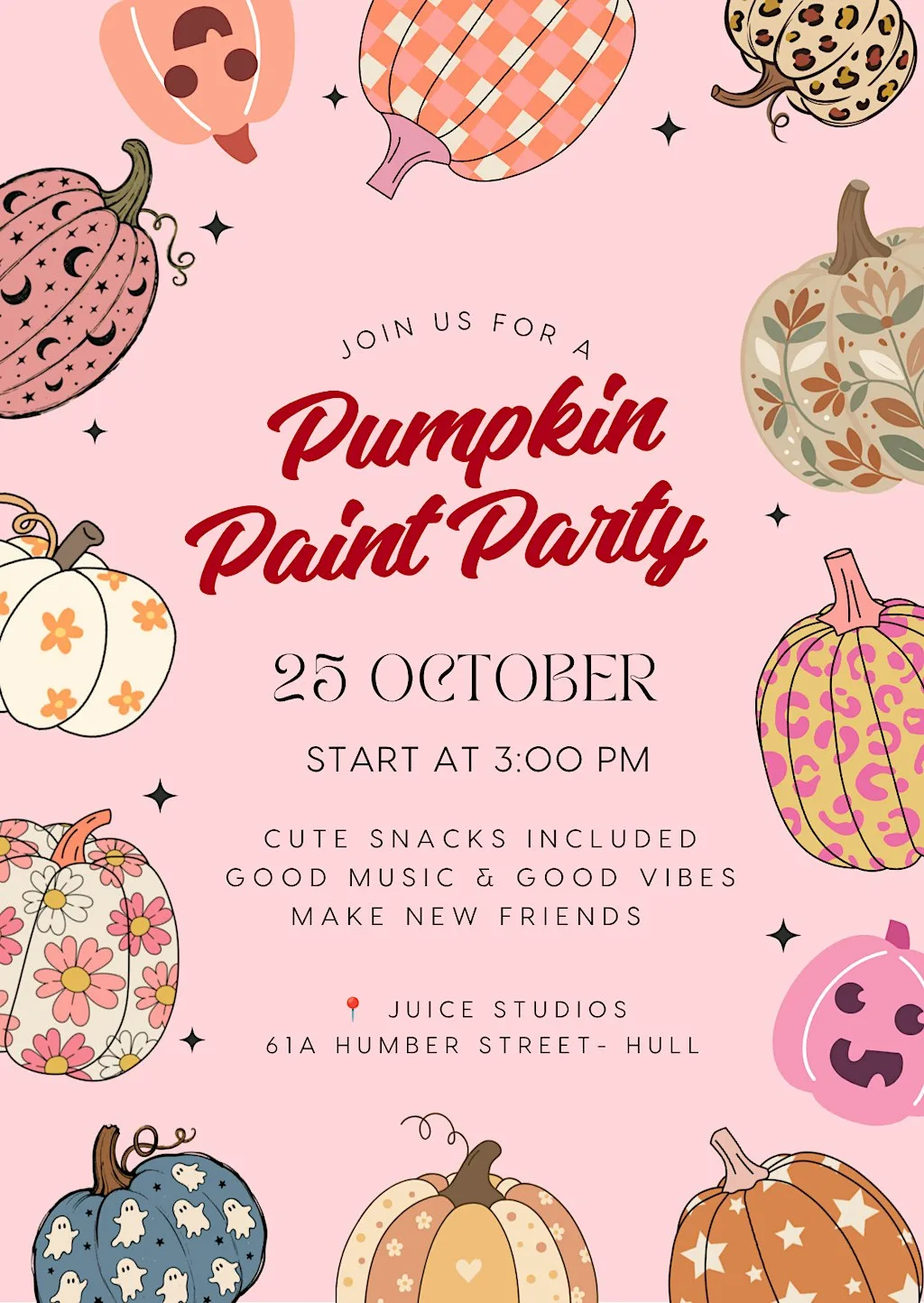 Pumpkin Painting at Juice Studios