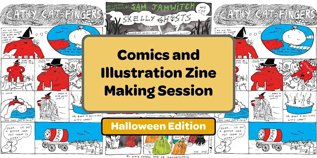 (Halloween) Comics and illustration zine making for children aged 7-12