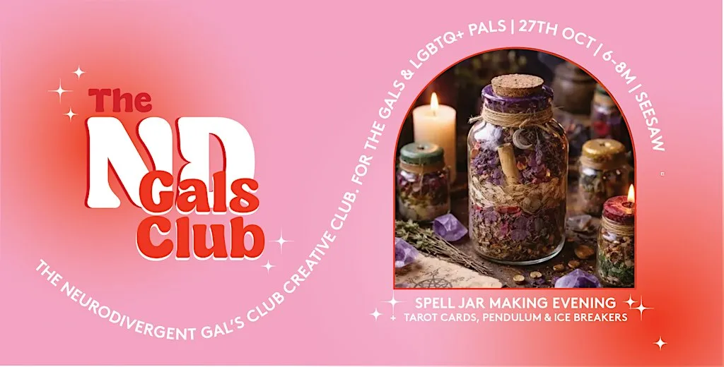 ND Gals Spooky Spell Jar Making Evening at SEESAW