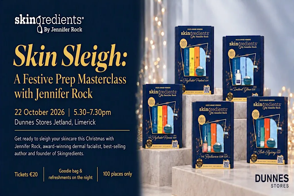 Skin Sleigh-a skincare masterclass with award-winning founder Jennifer Rock