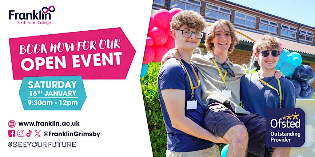Franklin Saturday Open Event - 16th January at Franklin Sixth Form College