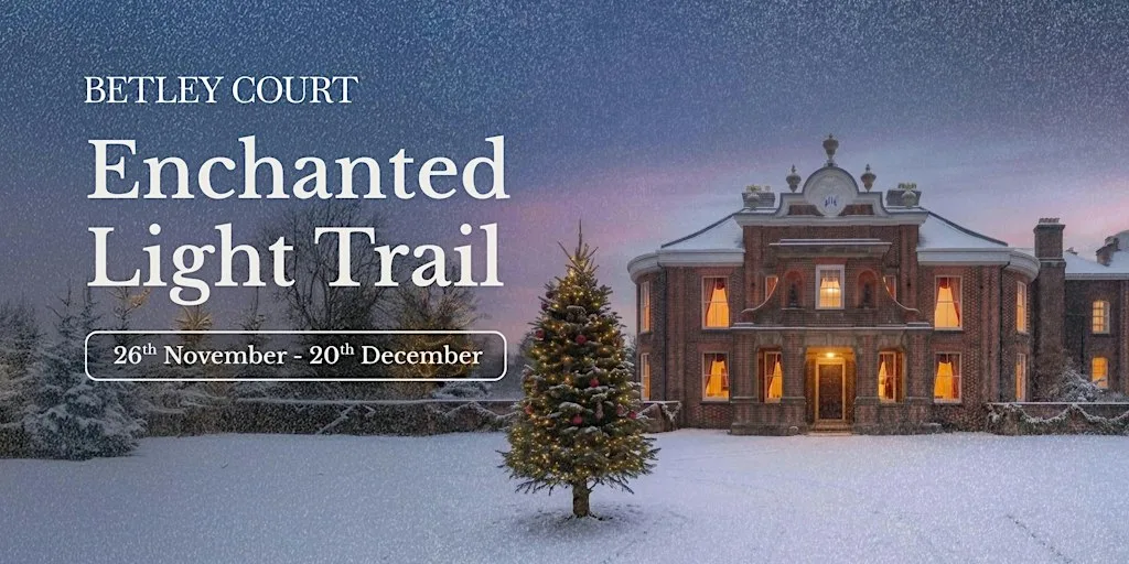 Christmas at Betley Court - The Enchanted Light Trail at Betley Court Gardens