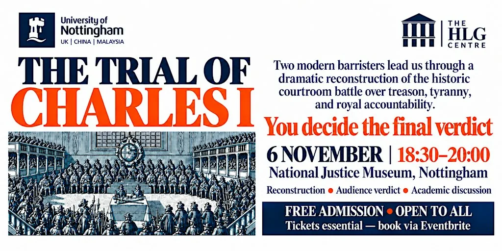 The Trial of Charles I at National Justice Museum