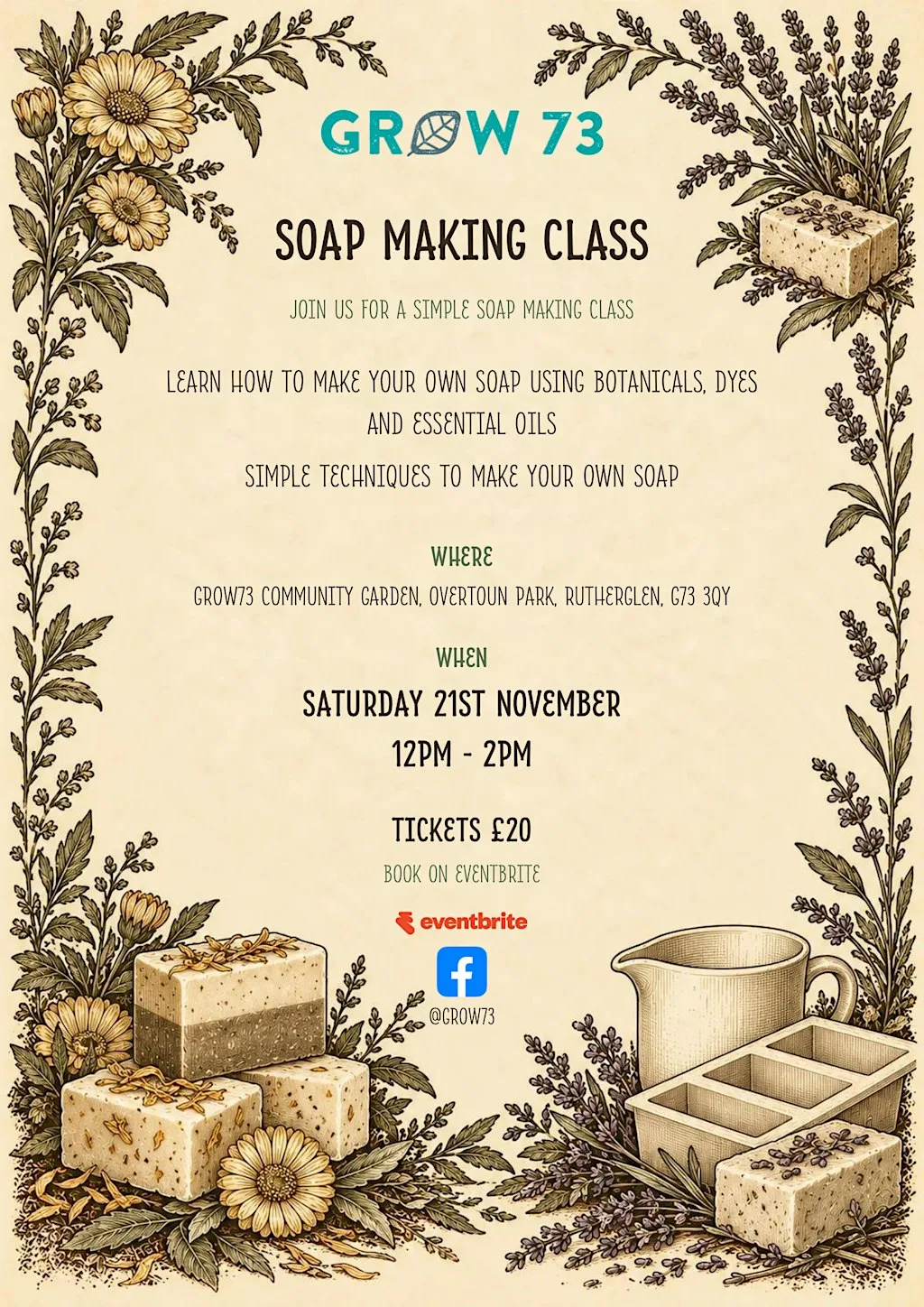 Simple Soap Making at Grow73