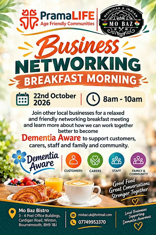 Dementia Aware - Business Networking Breakfast Morning