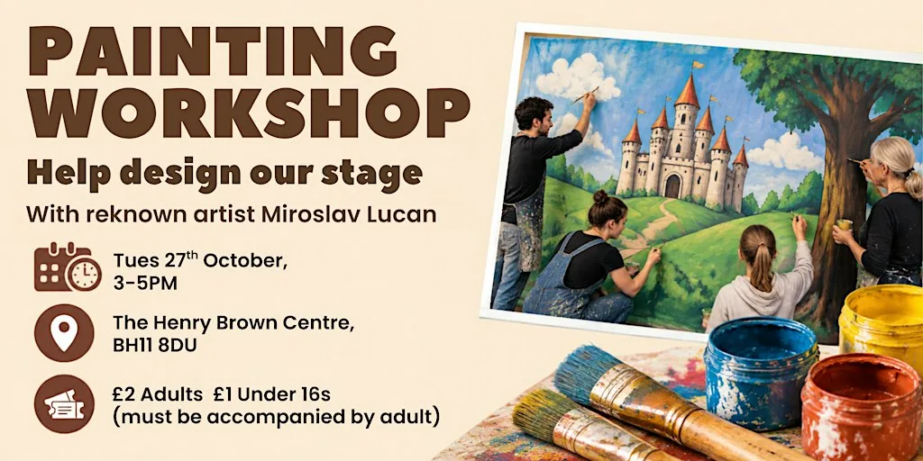 Painting Workshop: Help Design our Stage
