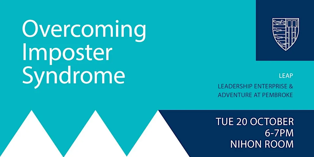 LEAP Workshop: Overcoming Impostor Syndrome