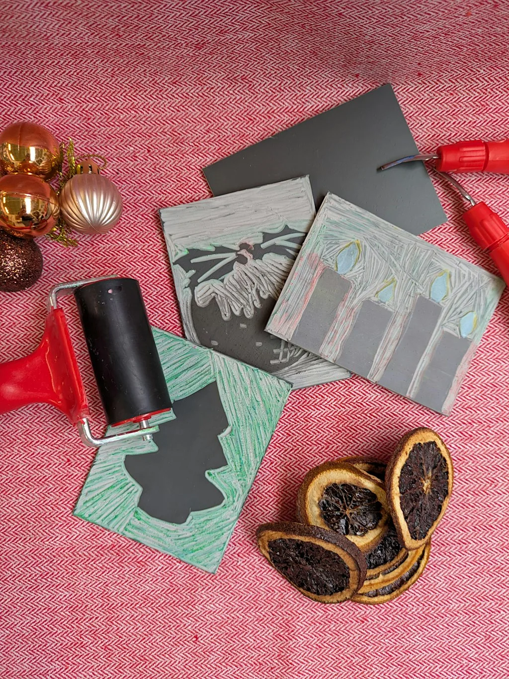 Festive Lino Printing - Community Crafts at City Business Park
