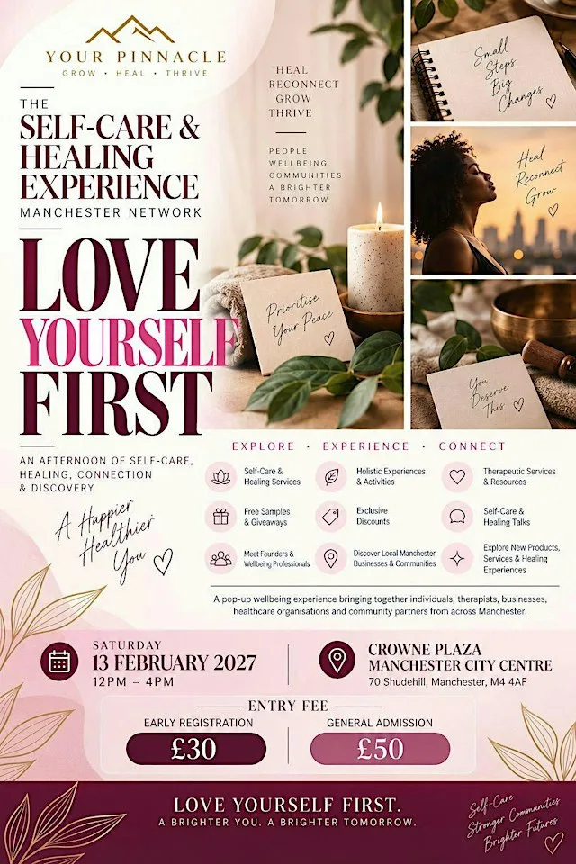 The Self-Care & Healing Experience, Manchester Network.