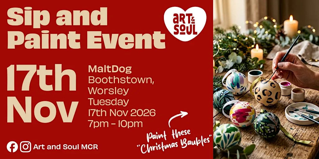 Sip and Paint Event at MaltDog, Boothstown, Worsley