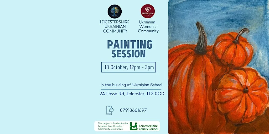 Autumn Paint & Relax: Pumpkins, Creativity & Good Company at Ukrainian Social Club Kalyna